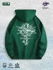 Spiked Cross Hoodie