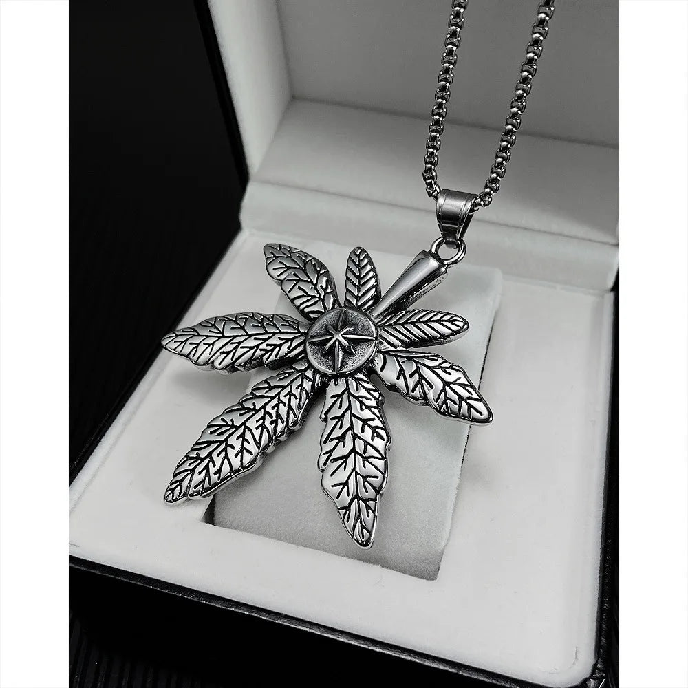 Maple Leaf Pendant Necklace