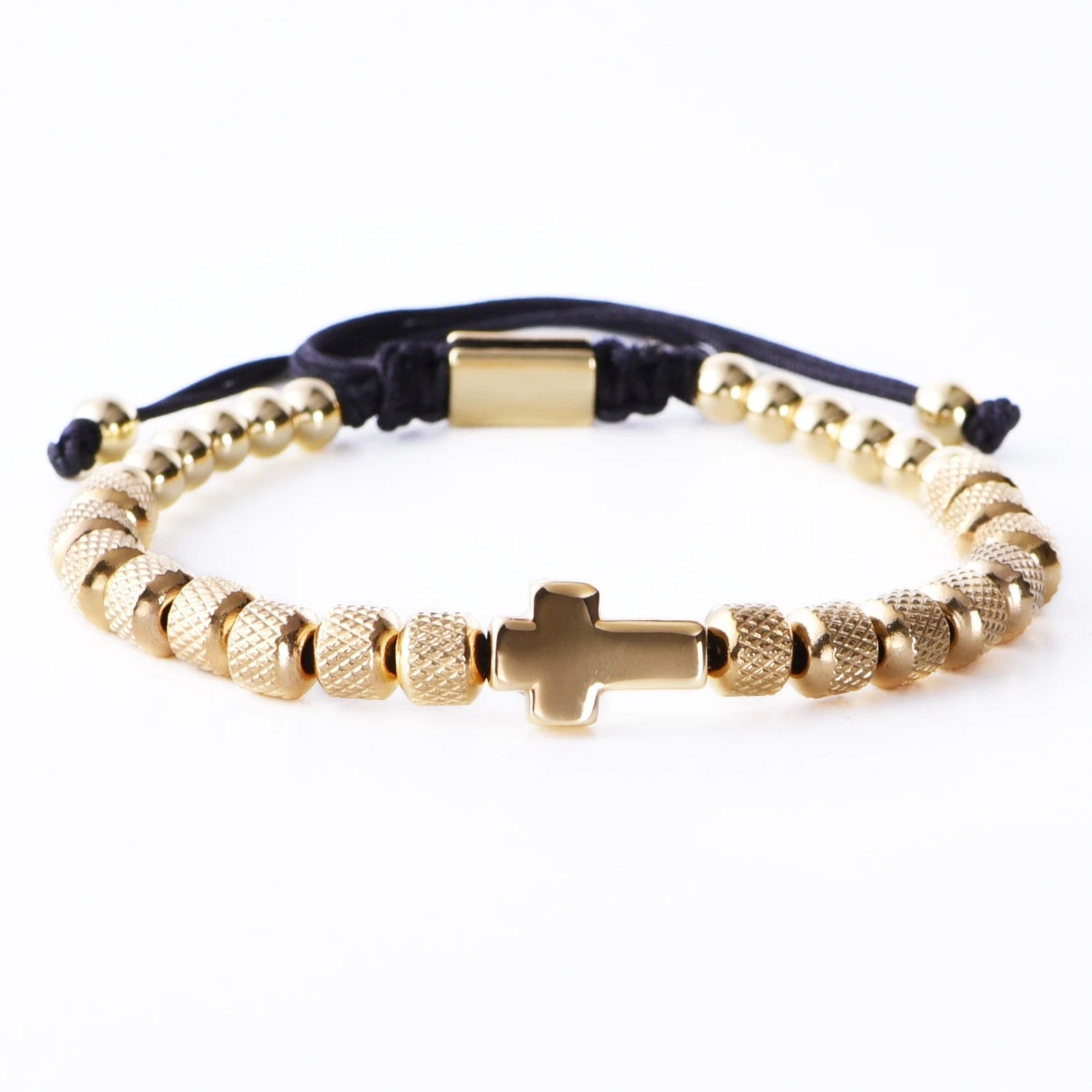 Cross Beaded Bracelet