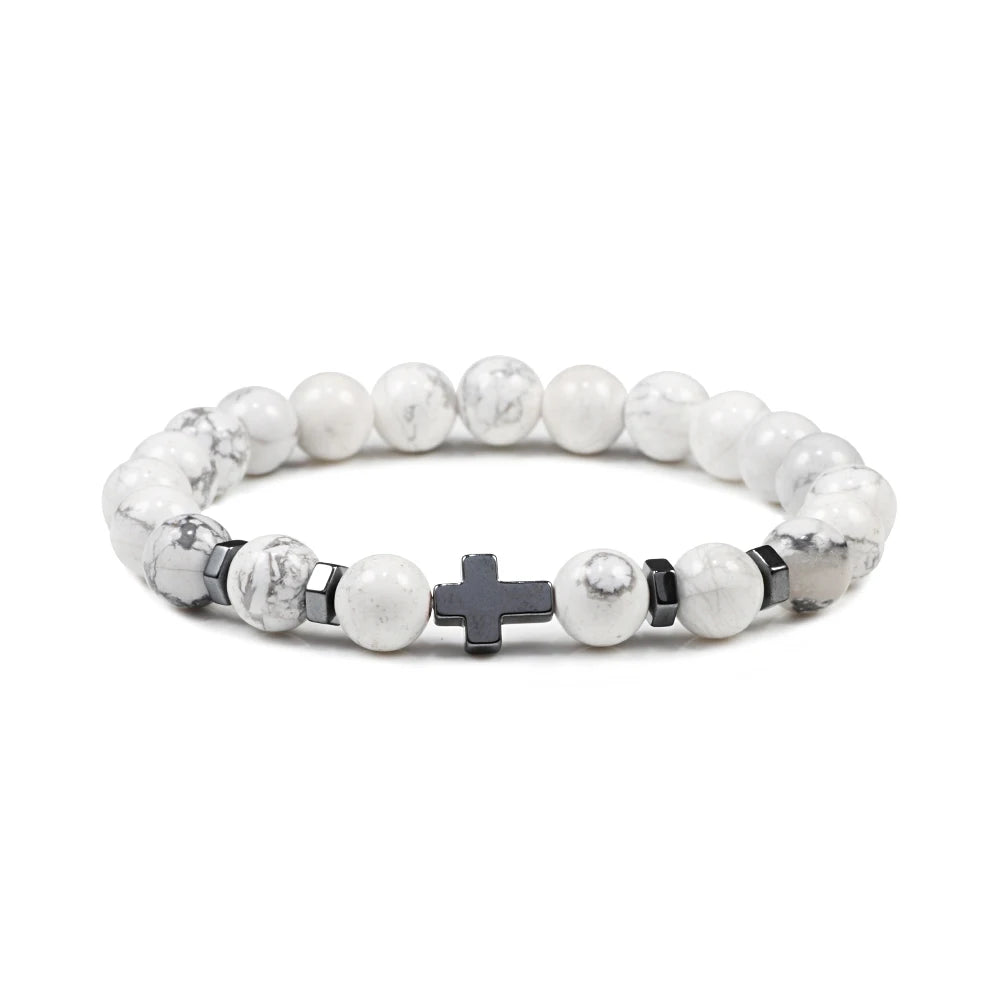 Cross Beaded Bracelet