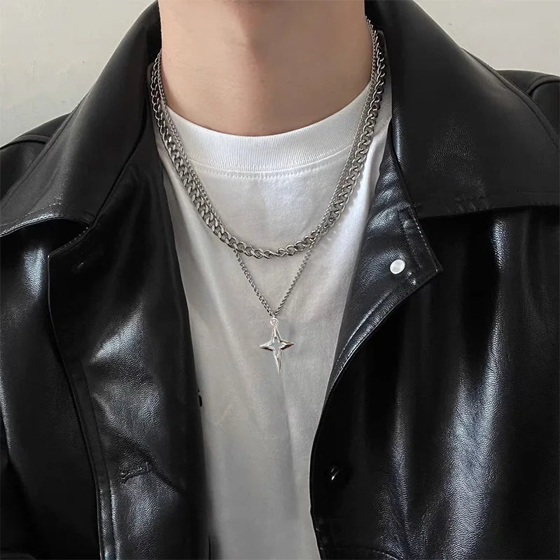 Double Layer Star Necklace