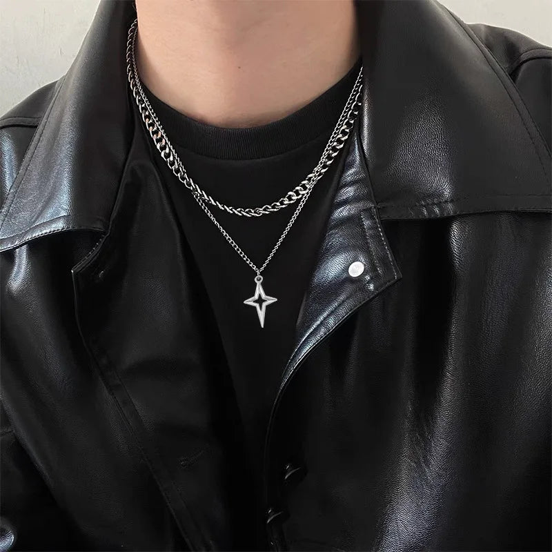 Double Layer Star Necklace