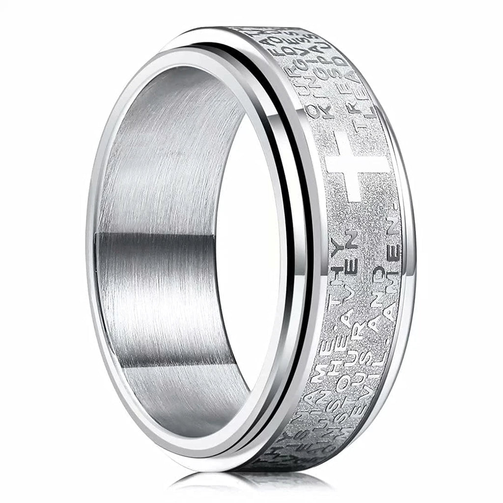 Cross Spinner Ring