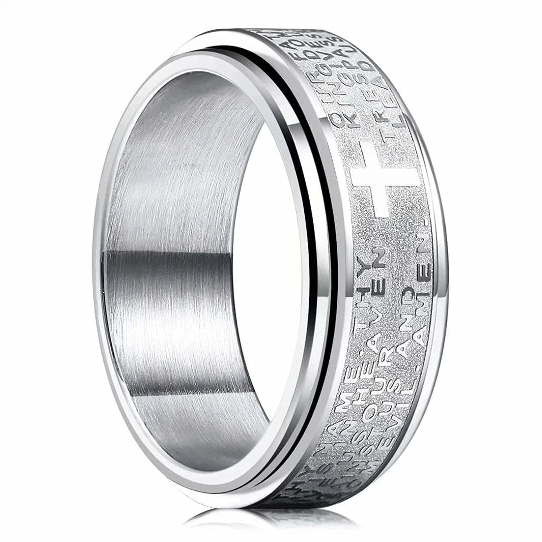 Cross Spinner Ring