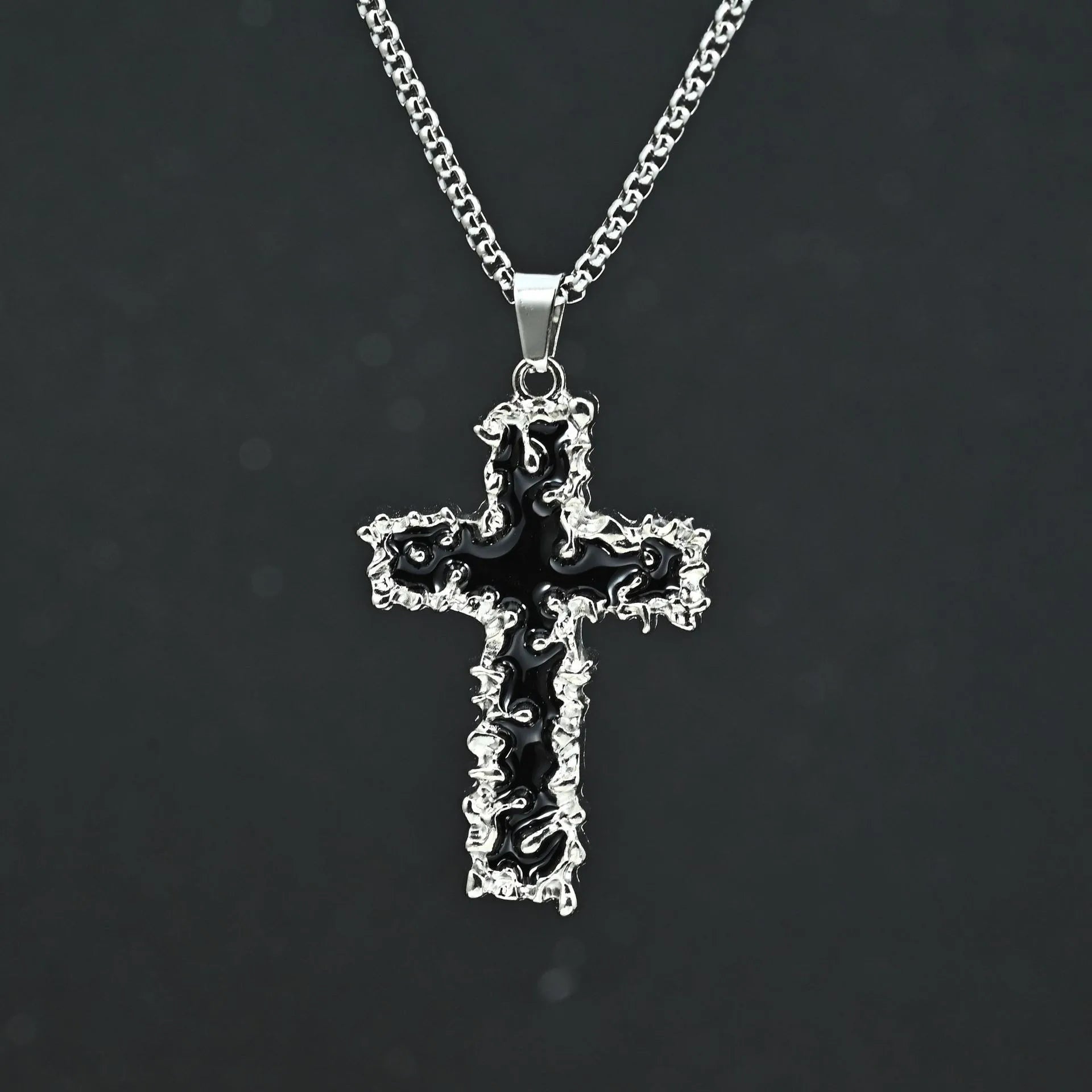 Titanium Cross Necklace