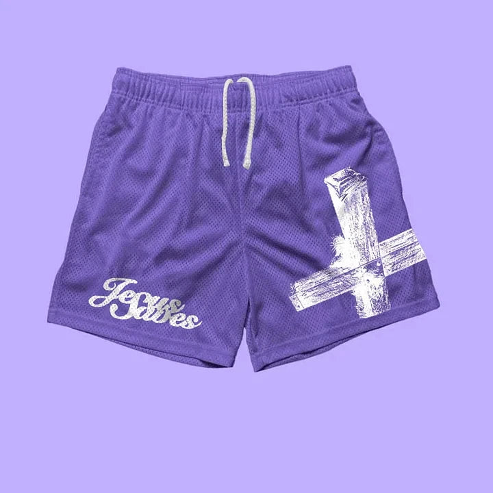 Jesus Saves Street Shorts