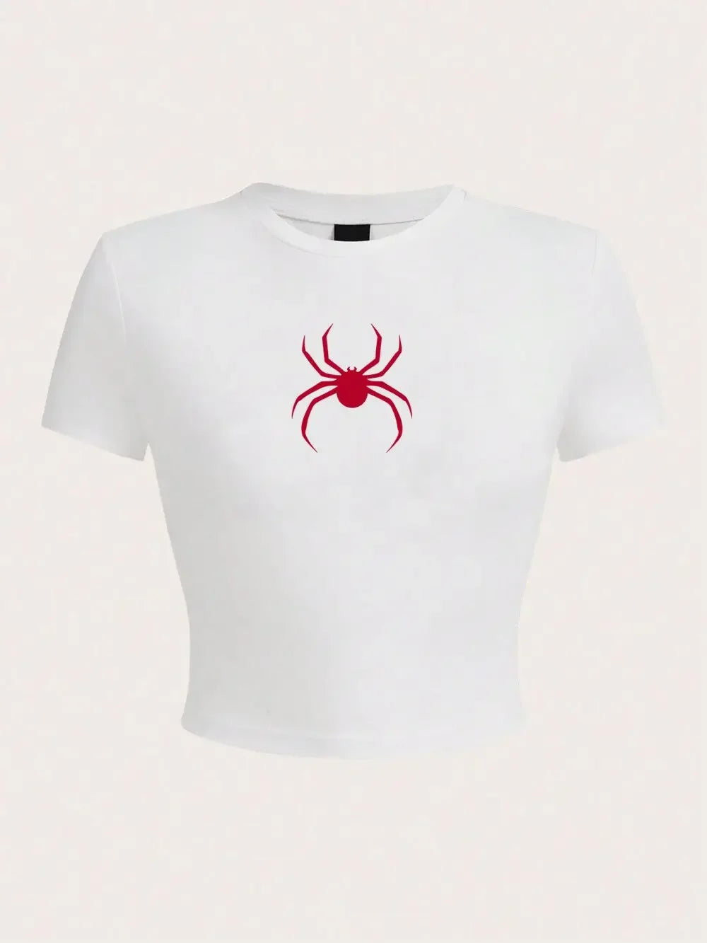 Red Spider Crop T-Shirt