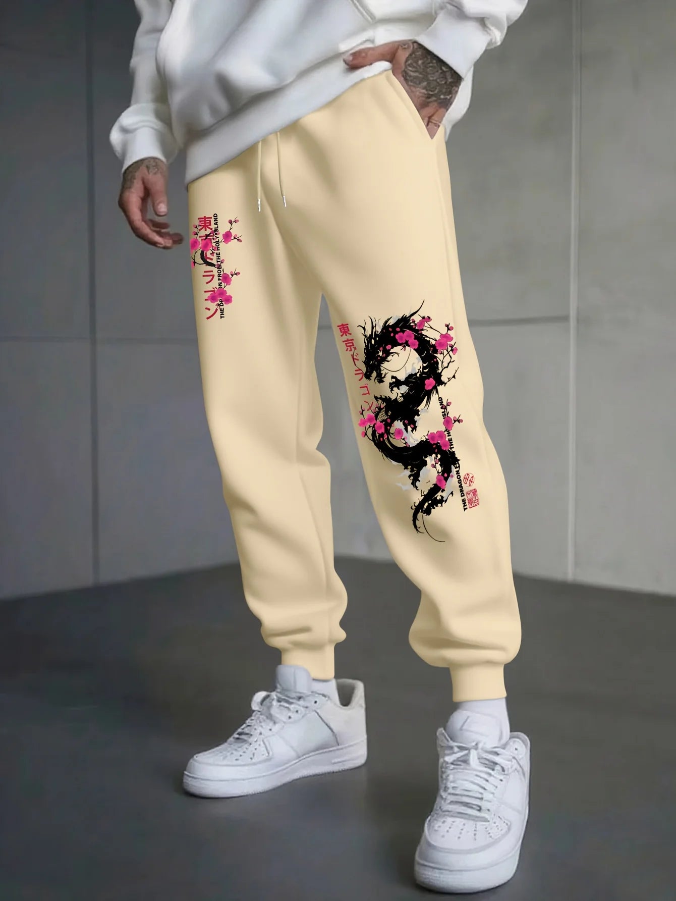 Dragon Sakura Street Pants