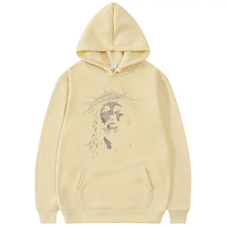 Jesus Face Hoodie