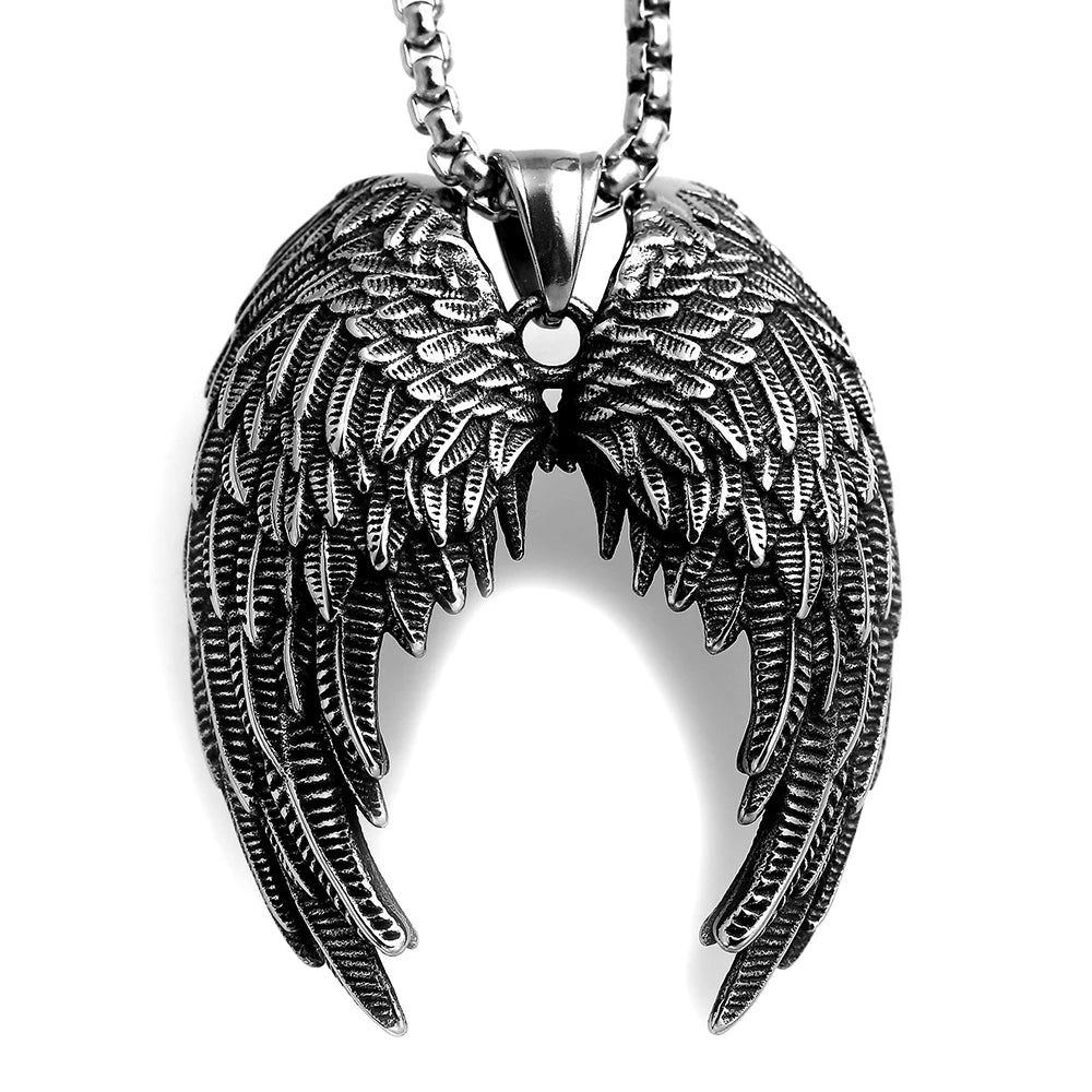 Angel Wing Pendant Necklace