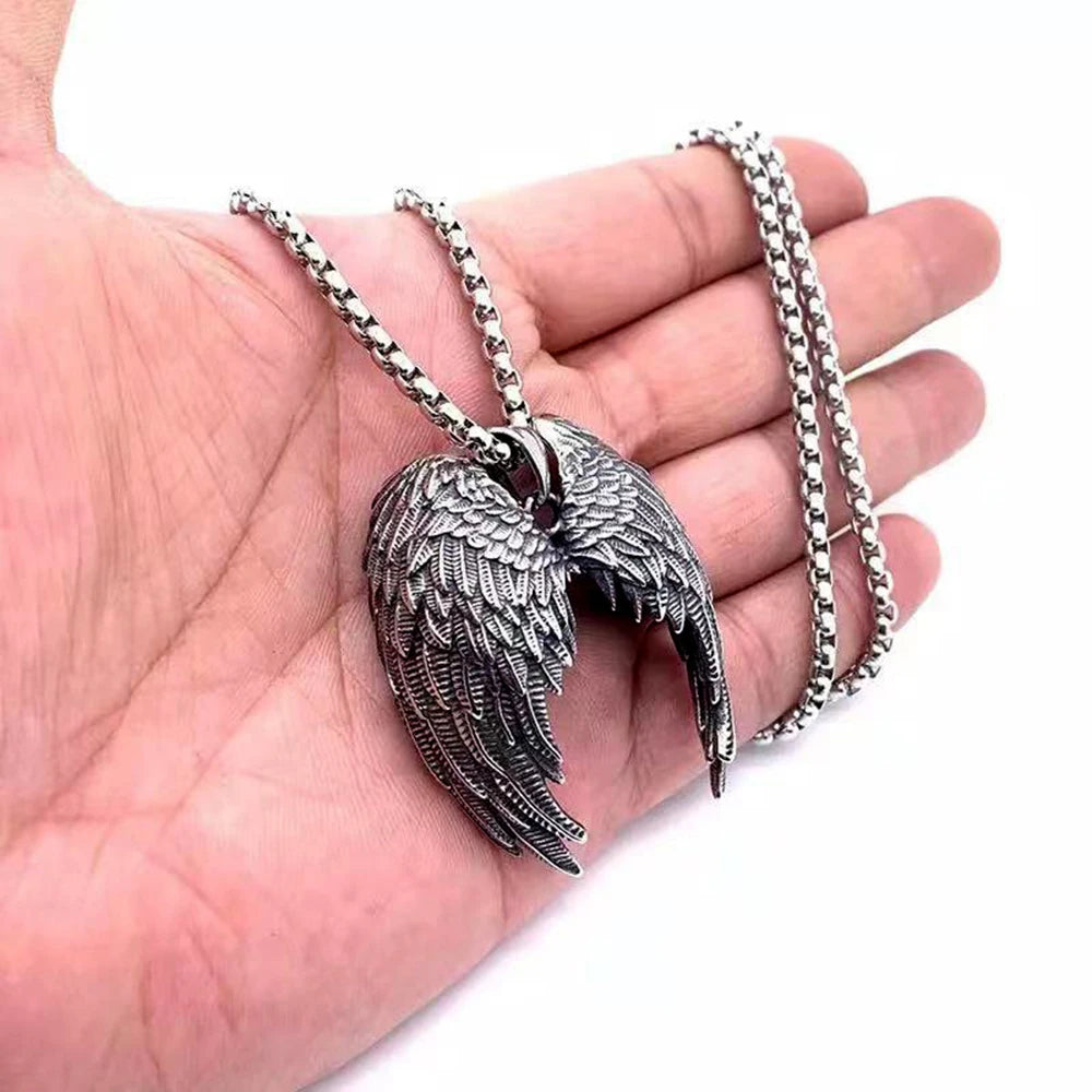 Angel Wing Pendant Necklace
