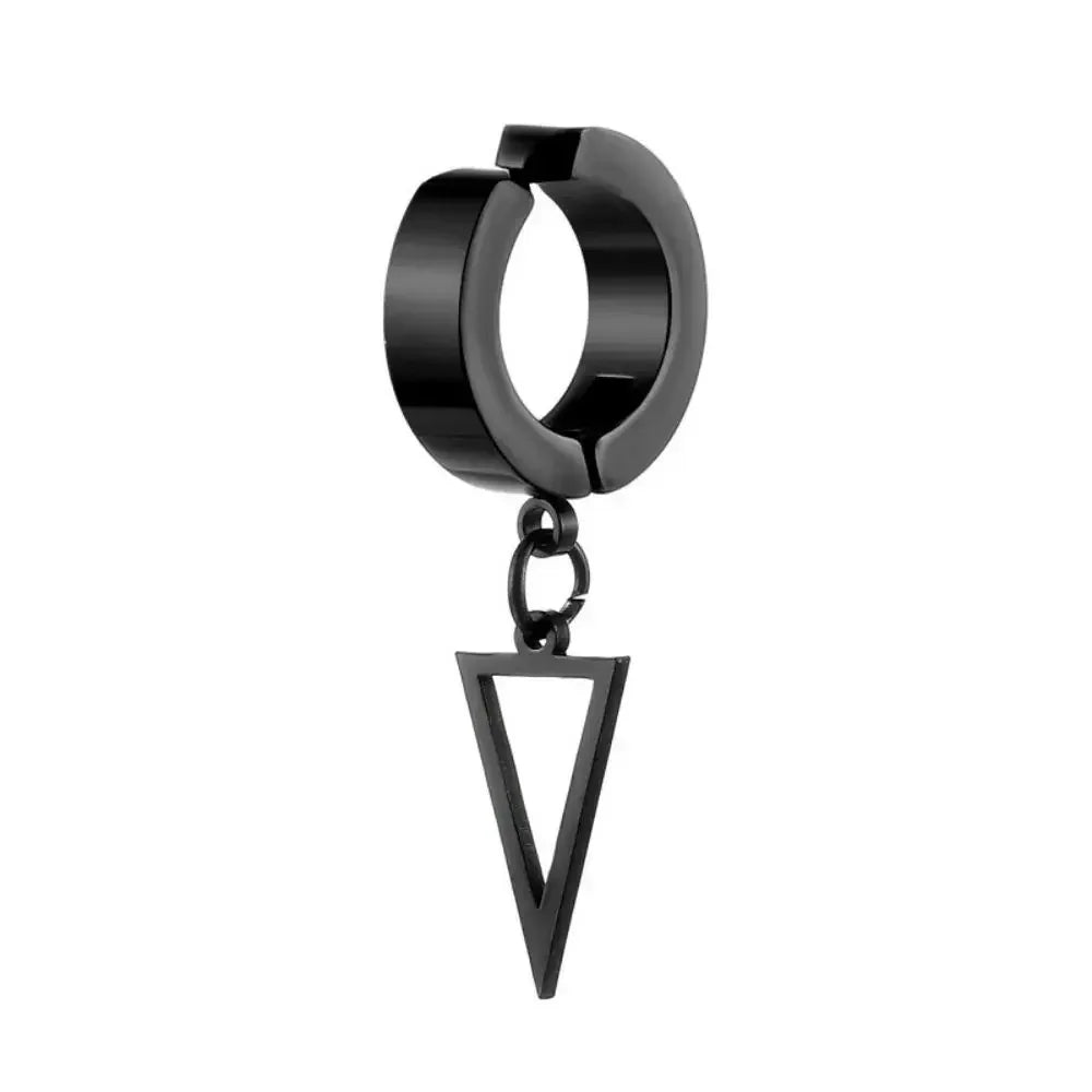 Cross Feather Stud Earrings