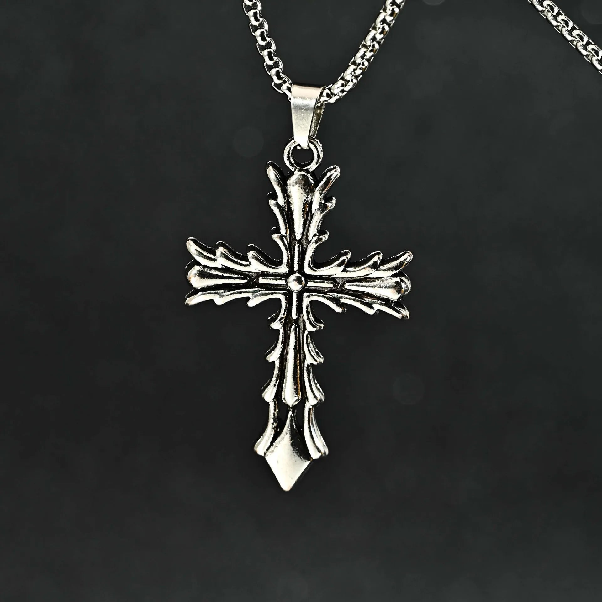 Titanium Cross Necklace