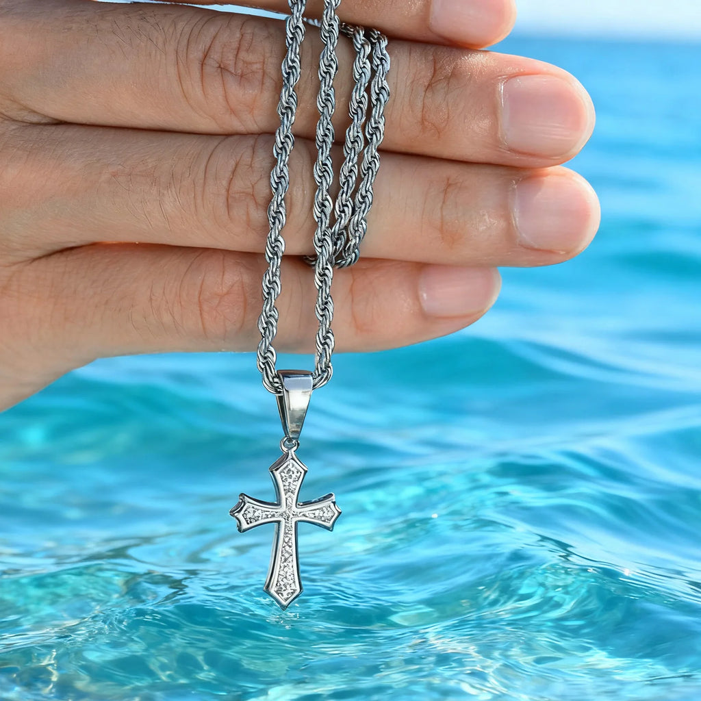 Hip Hop Cross Necklace