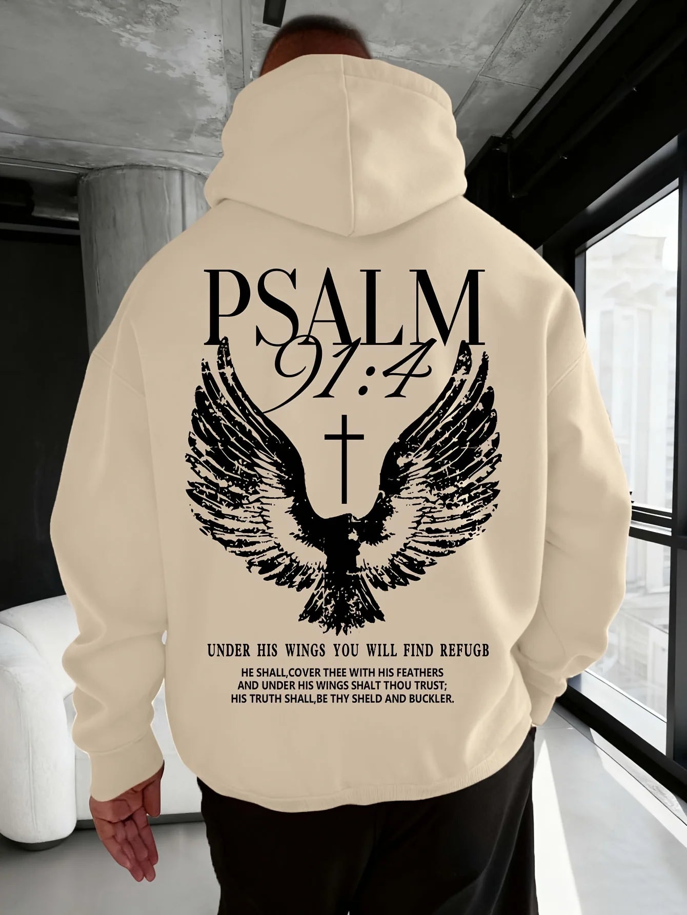 Psalm 91:4 Hoodie