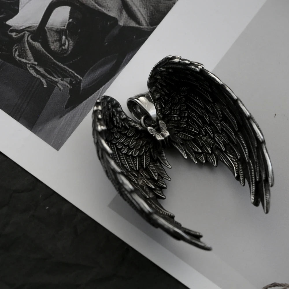 Angel Wing Pendant Necklace