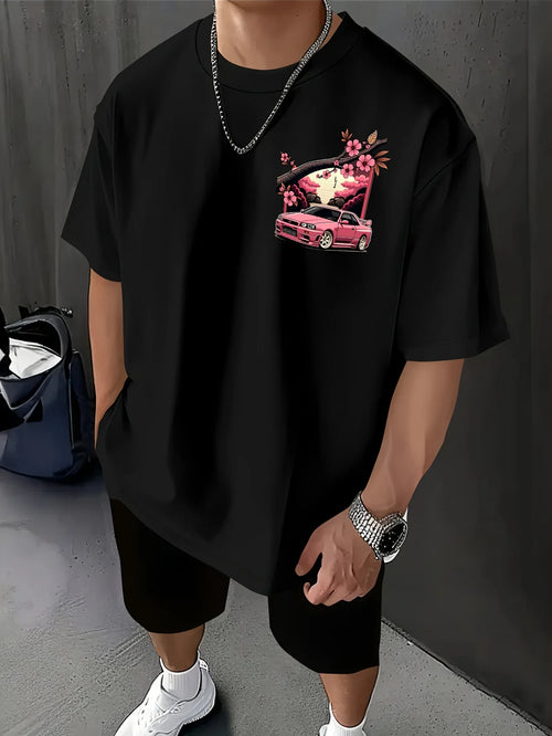 Cherry Blossom Racer T-Shirt