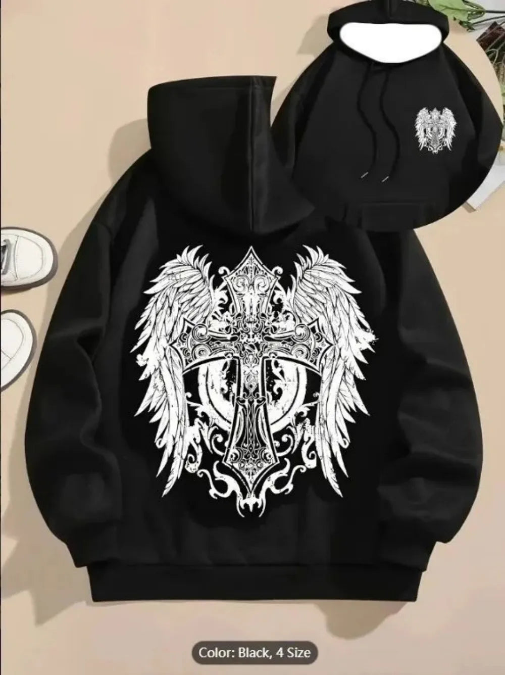 Gothic Cross Hoodie