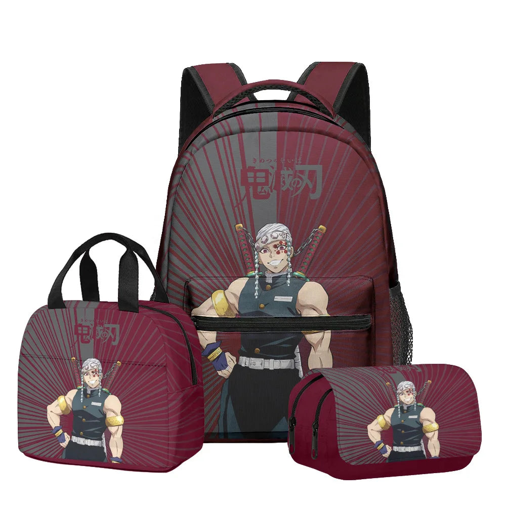 Demon Slayer Backpack Set
