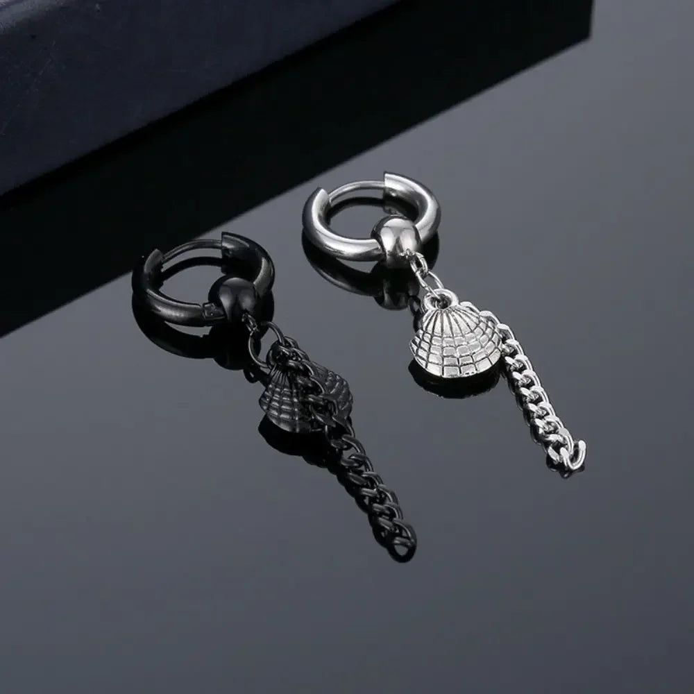 Cross Feather Stud Earrings