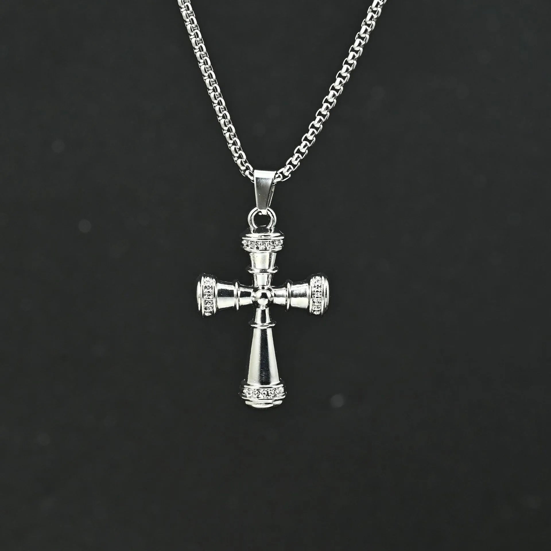 Titanium Cross Necklace