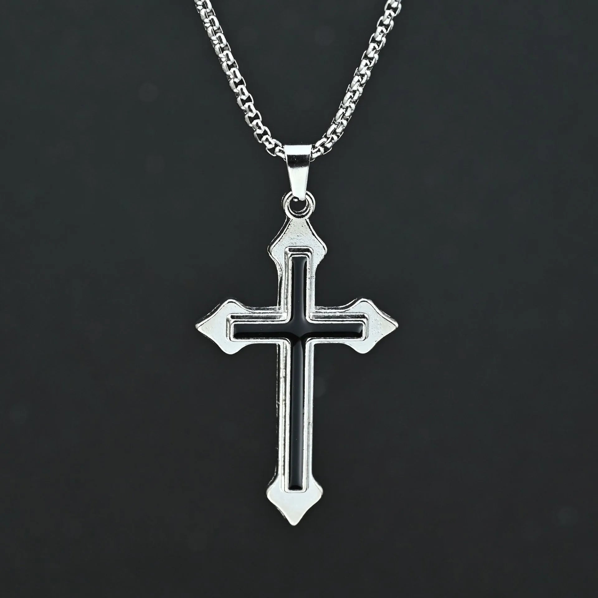 Titanium Cross Necklace