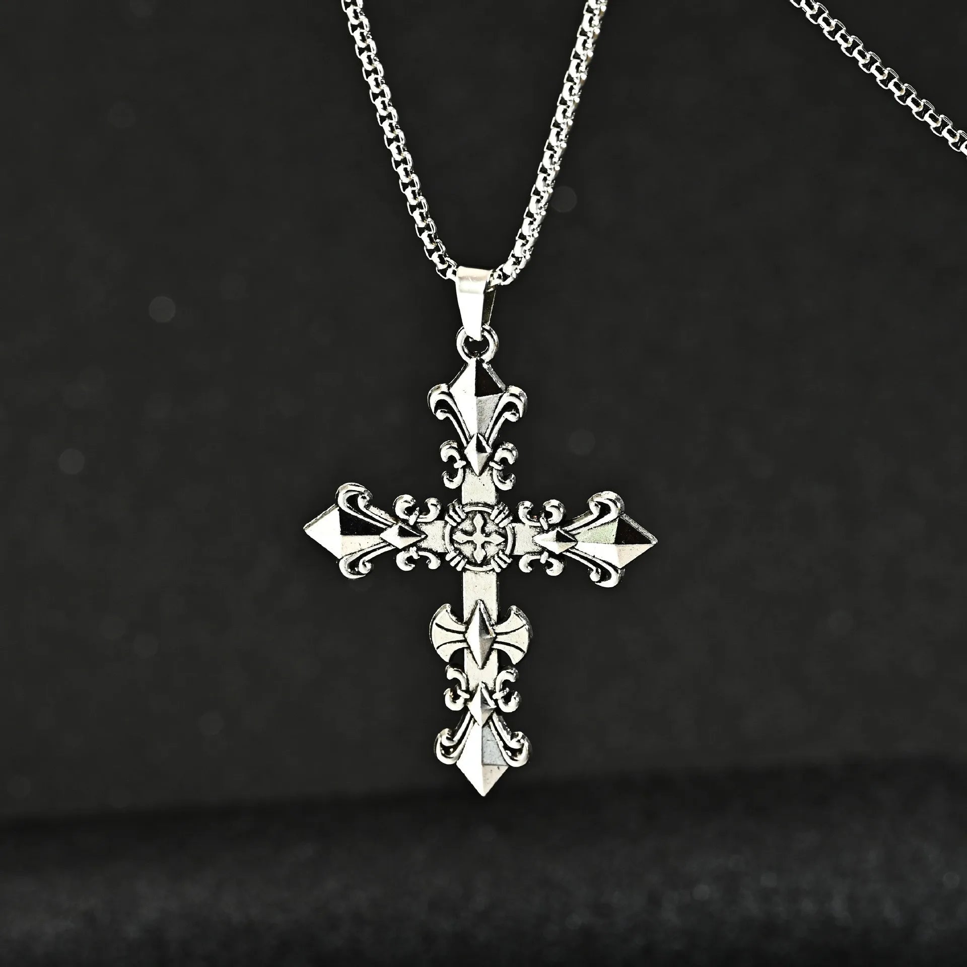 Titanium Cross Necklace