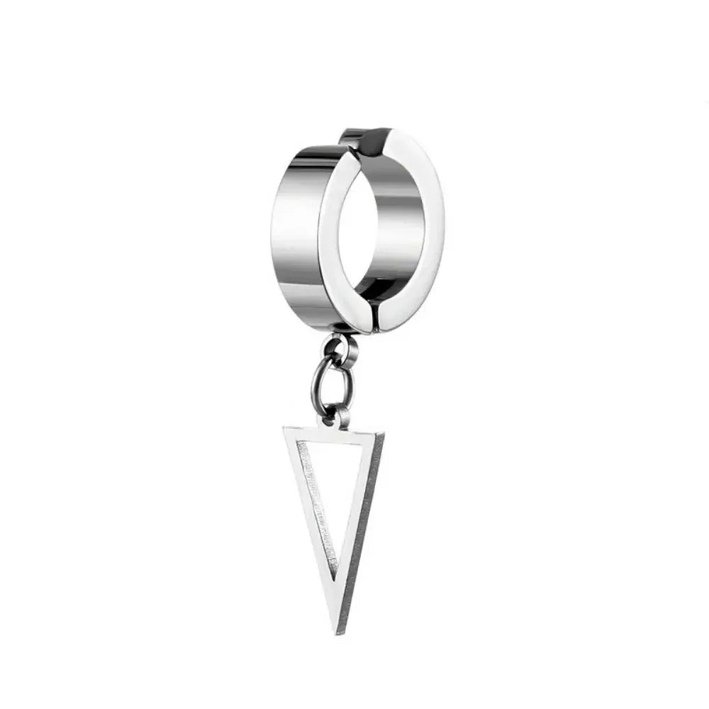Cross Feather Stud Earrings