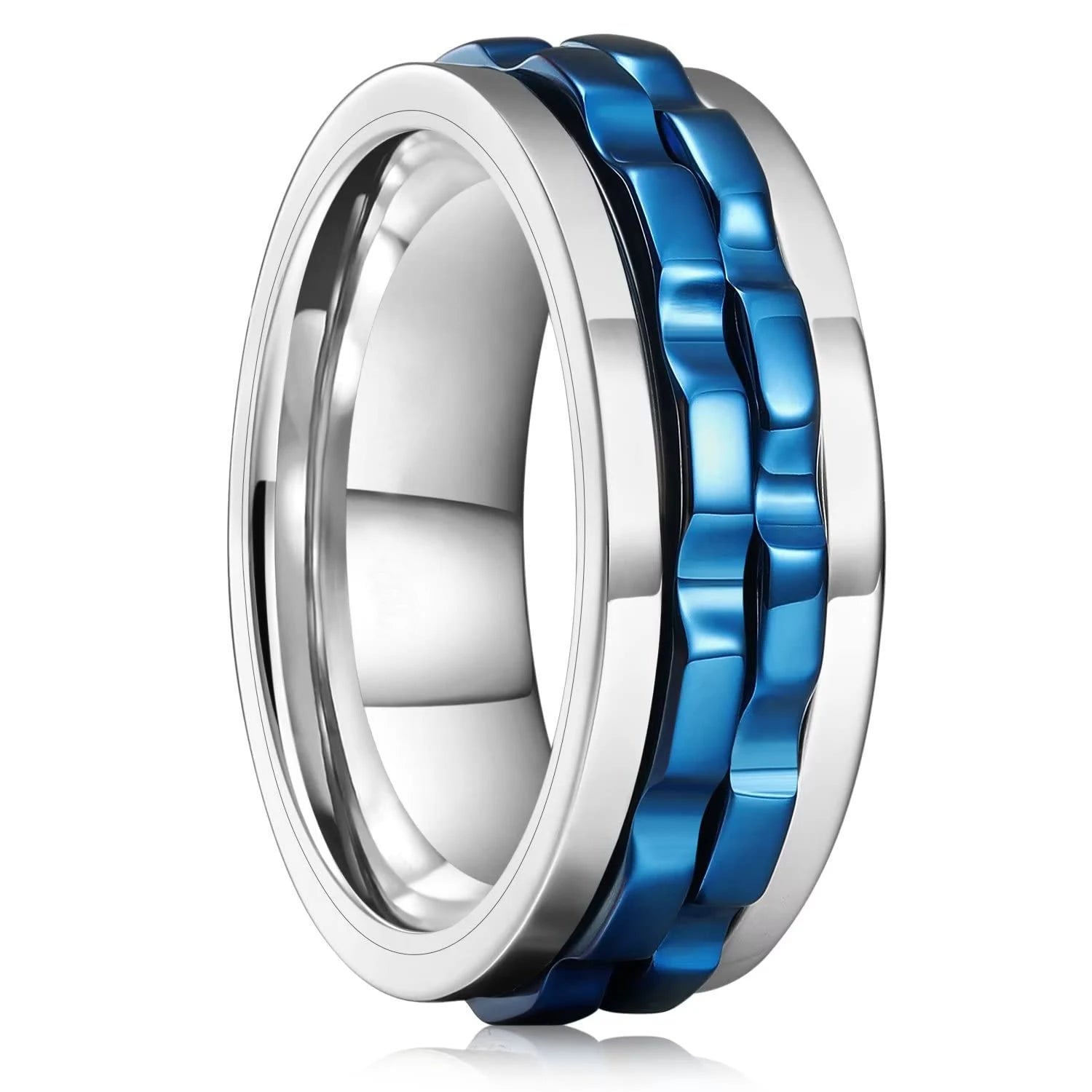 Punk Chain Spinner Ring