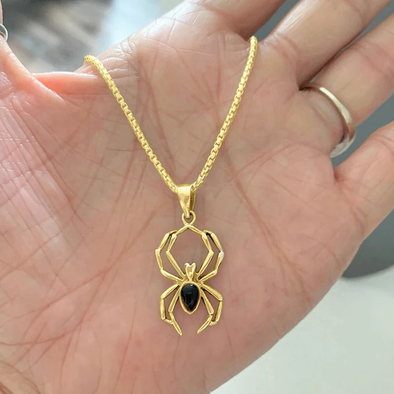 Spider Pendant Necklace