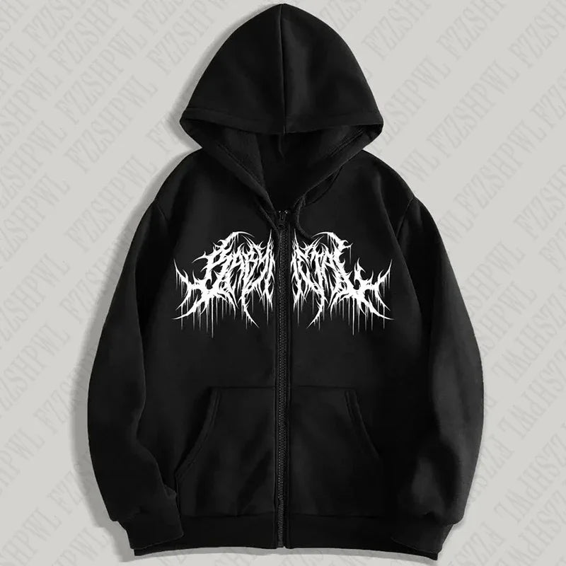 Gothic Y2K Street Hoodie
