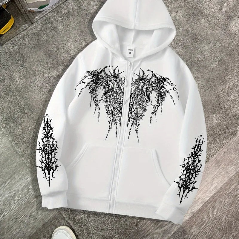 Gothic Zip Hoodie