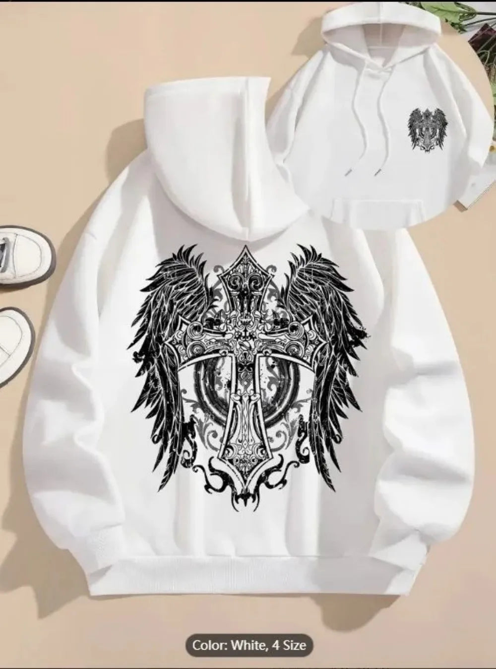 Gothic Cross Hoodie