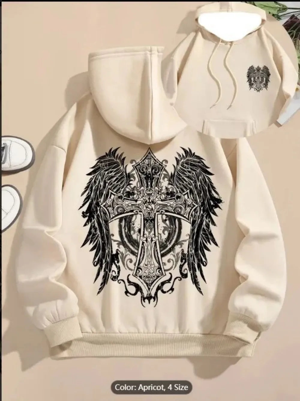 Gothic Cross Hoodie