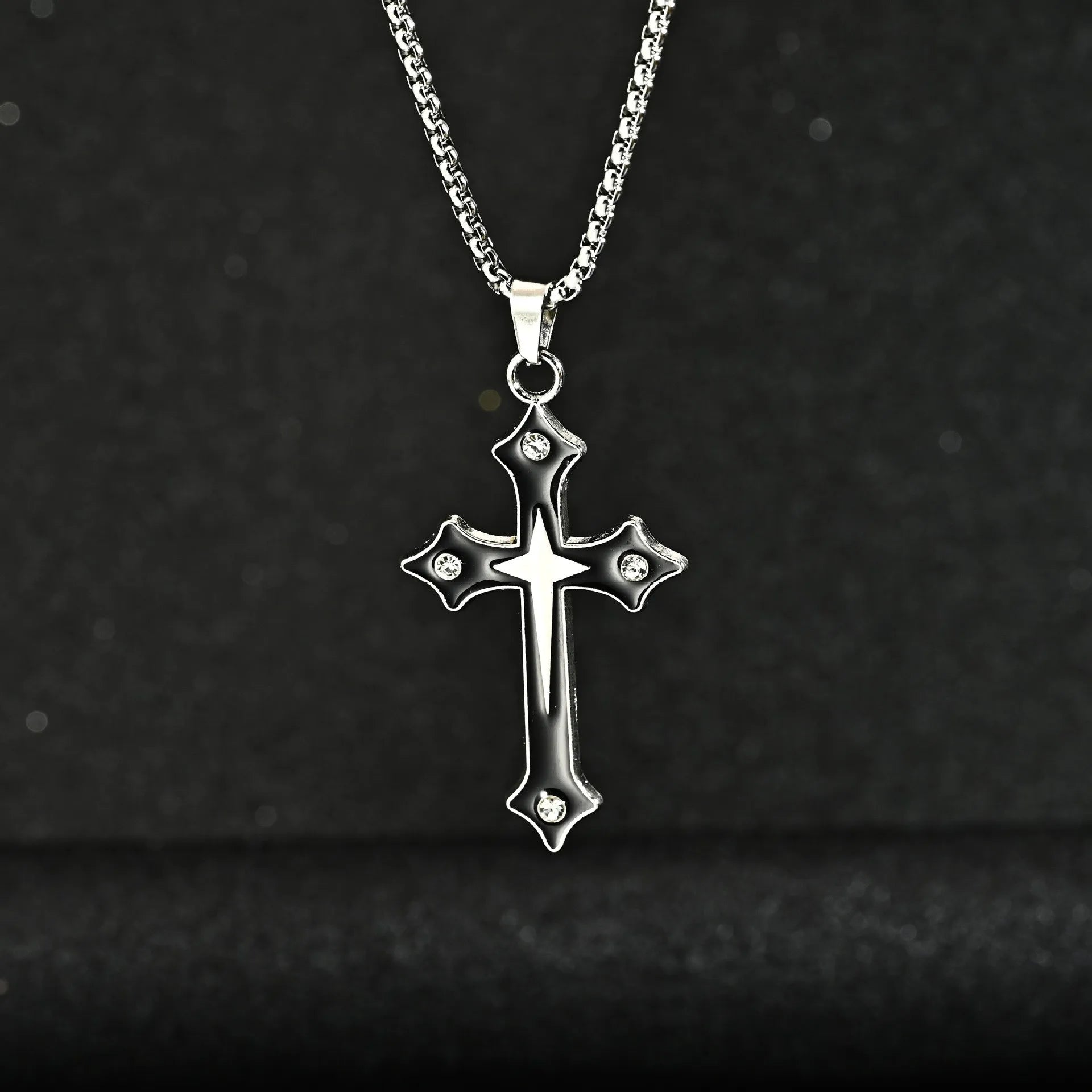 Titanium Cross Necklace