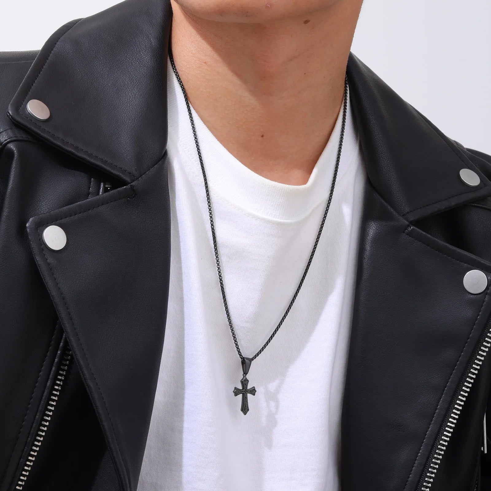 Hip Hop Cross Necklace