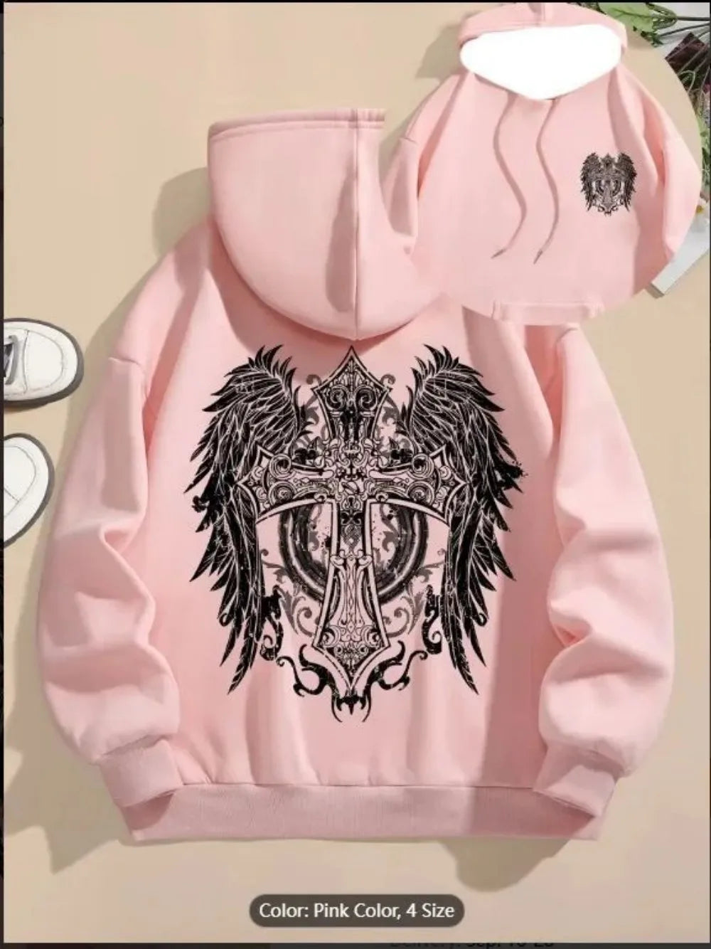 Gothic Cross Hoodie
