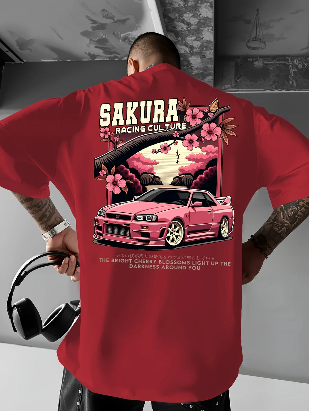 Cherry Blossom Racer T-Shirt