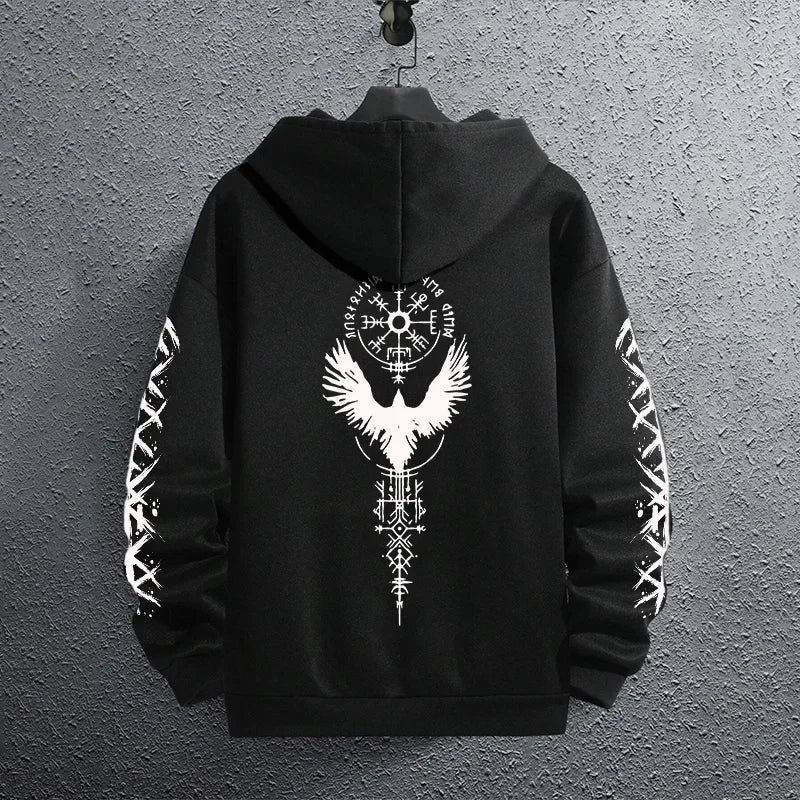 2025 Brand New Black Sweatshirts Autumn Winter Male Daily Casual Sporty Jogging Hoodie Men's Outwear Fashion Pullover