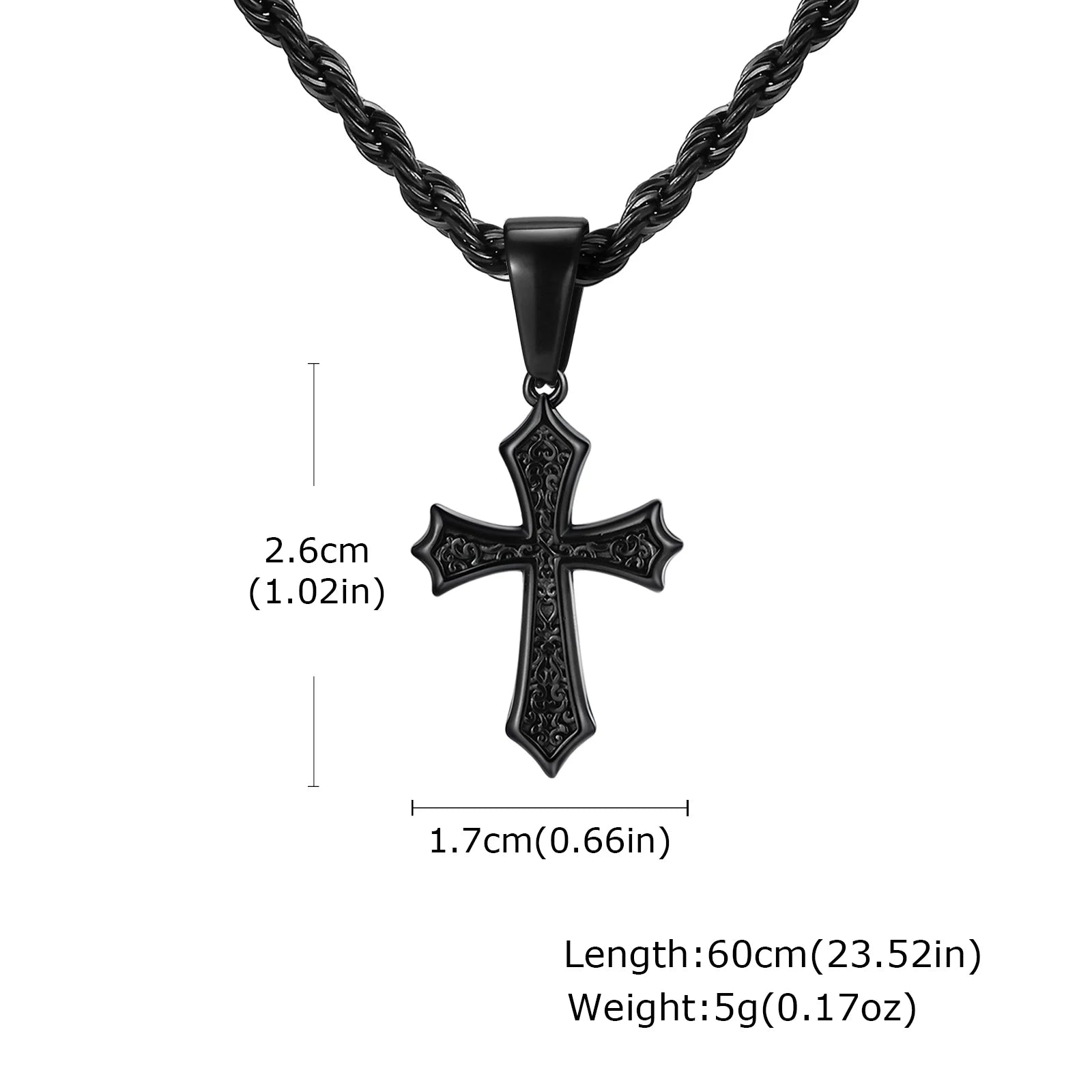 Hip Hop Cross Necklace