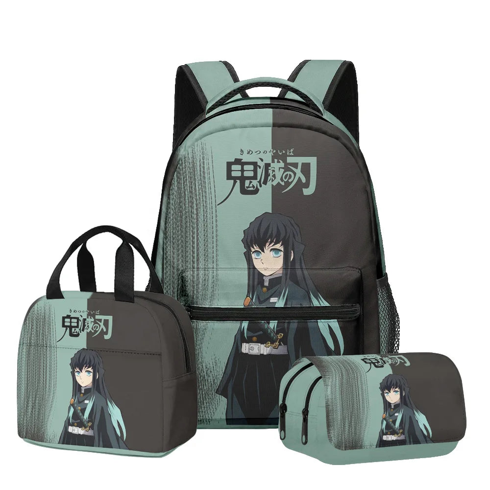Demon Slayer Backpack Set