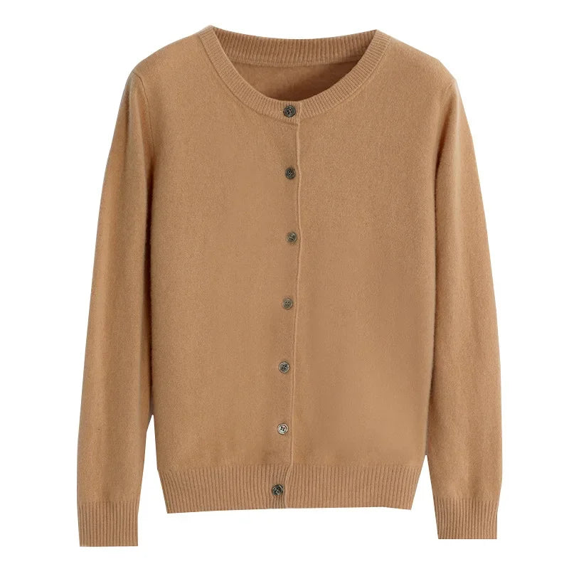 Lightweight Knit Open Cardigan – Women's Sweater