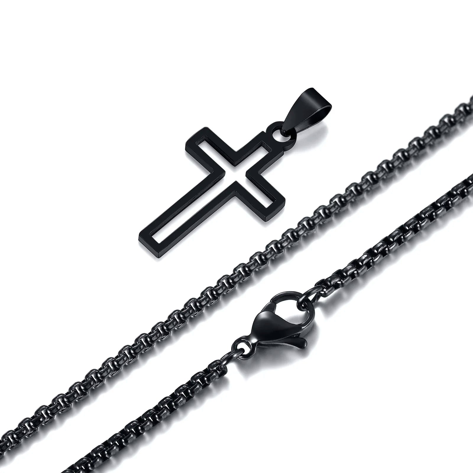 Hollow Cross Necklace