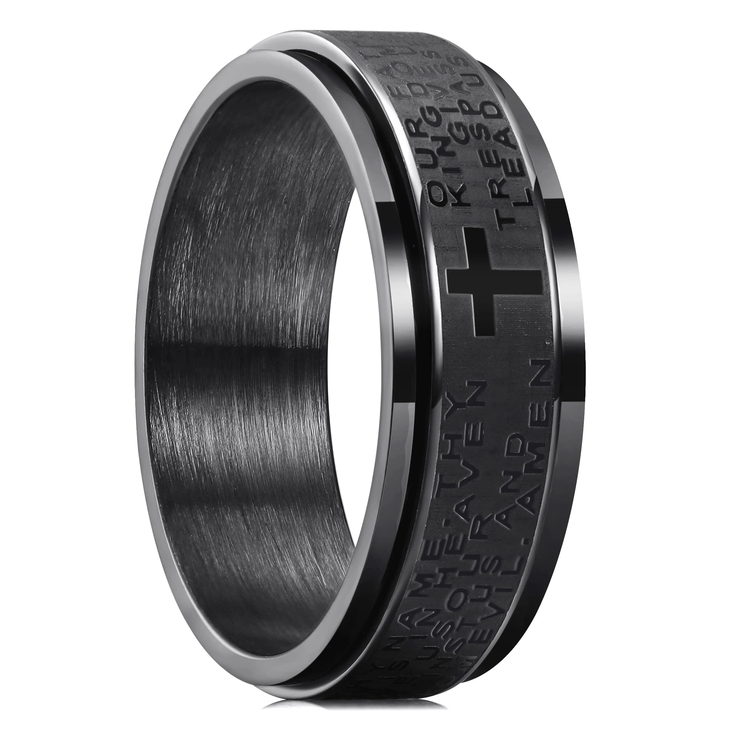 Cross Spinner Ring