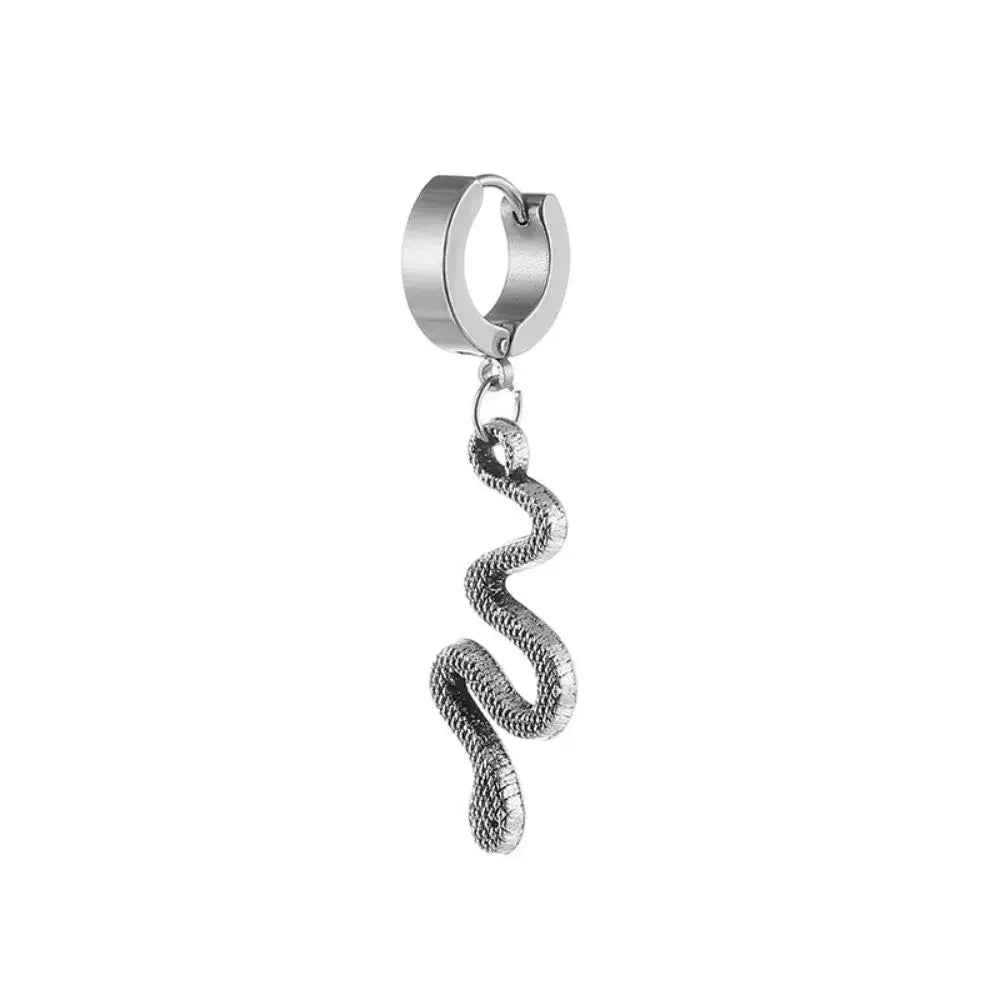 Cross Feather Stud Earrings