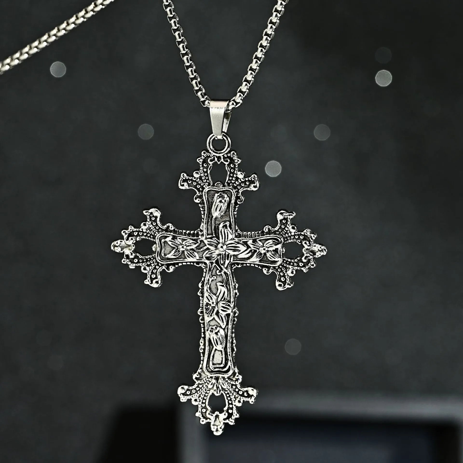Titanium Cross Necklace