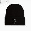 Rose Embroidered Beanie