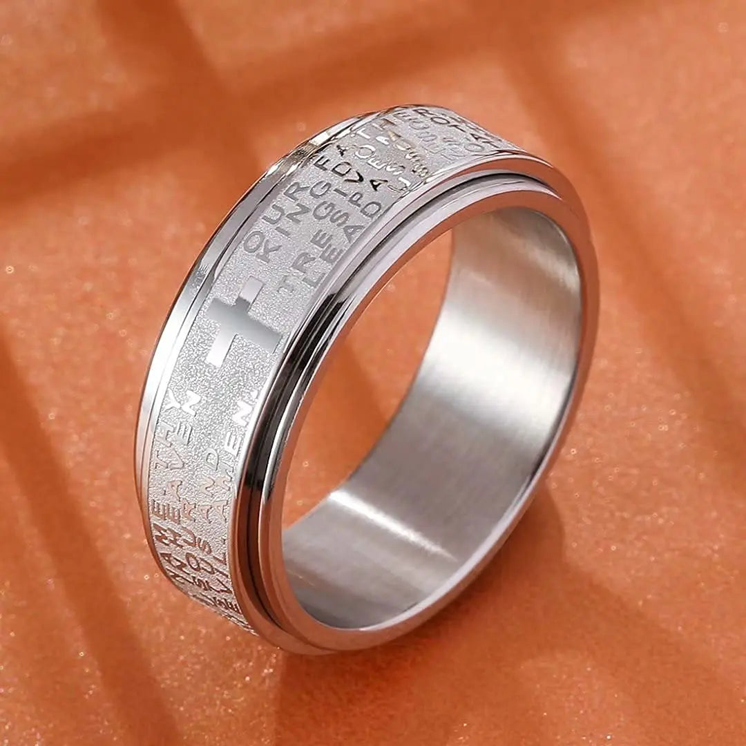Cross Spinner Ring