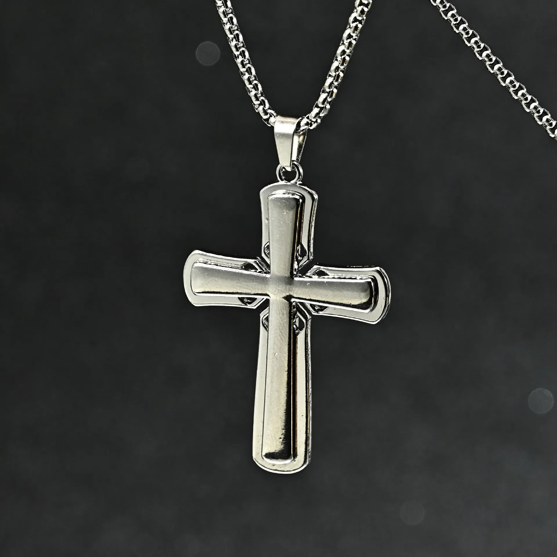 Titanium Cross Necklace