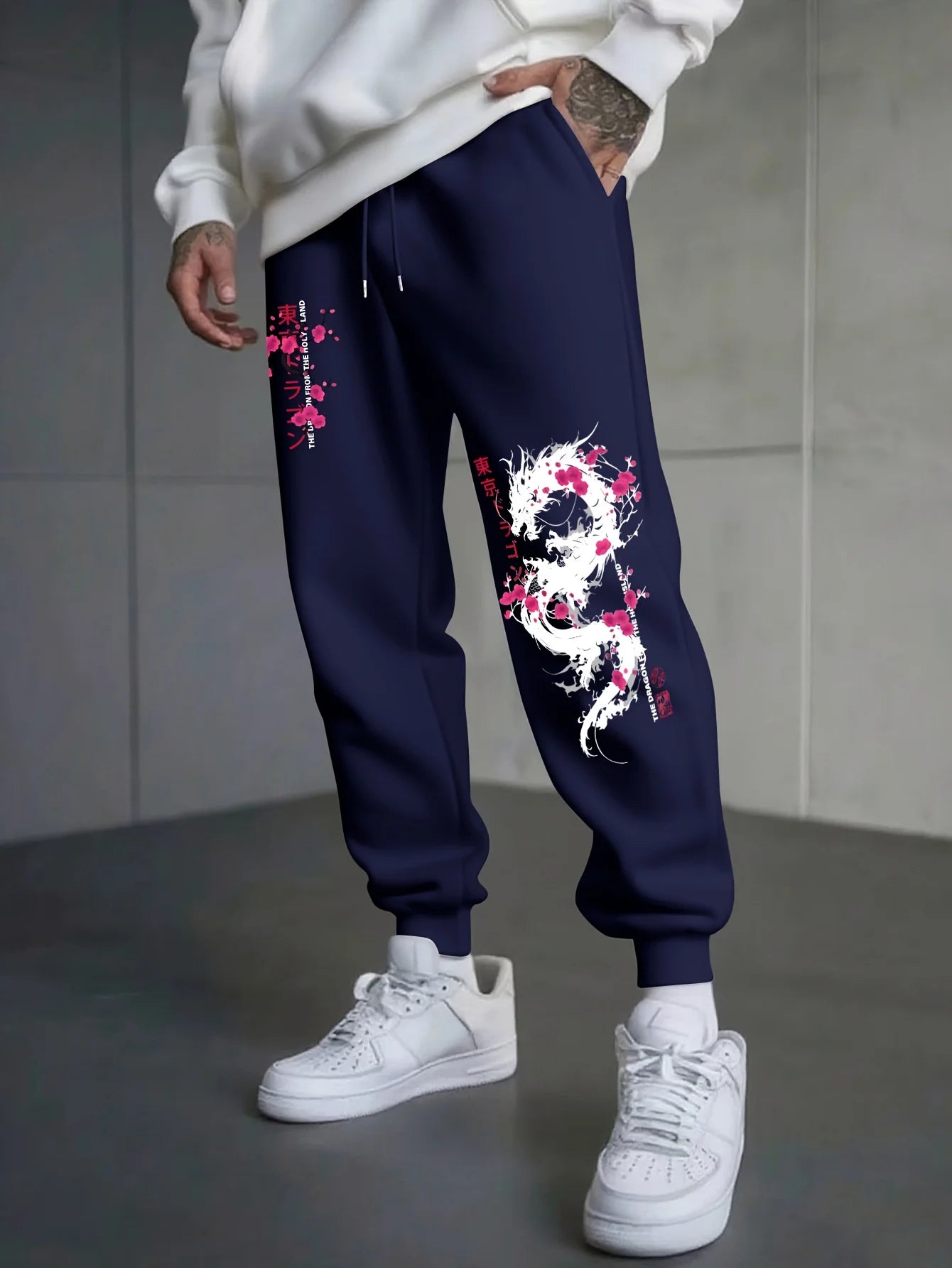 Dragon Sakura Street Pants